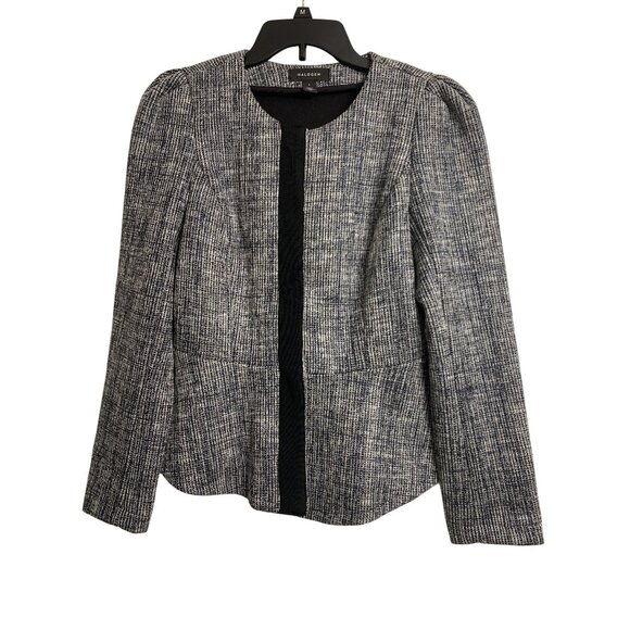 NWT Halogen Tweed Cropped Snap Jacket Blazer Size S - Picture 1 of 8